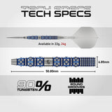 Winmau Lunaris Tapered Switch Point Steel Tip Darts