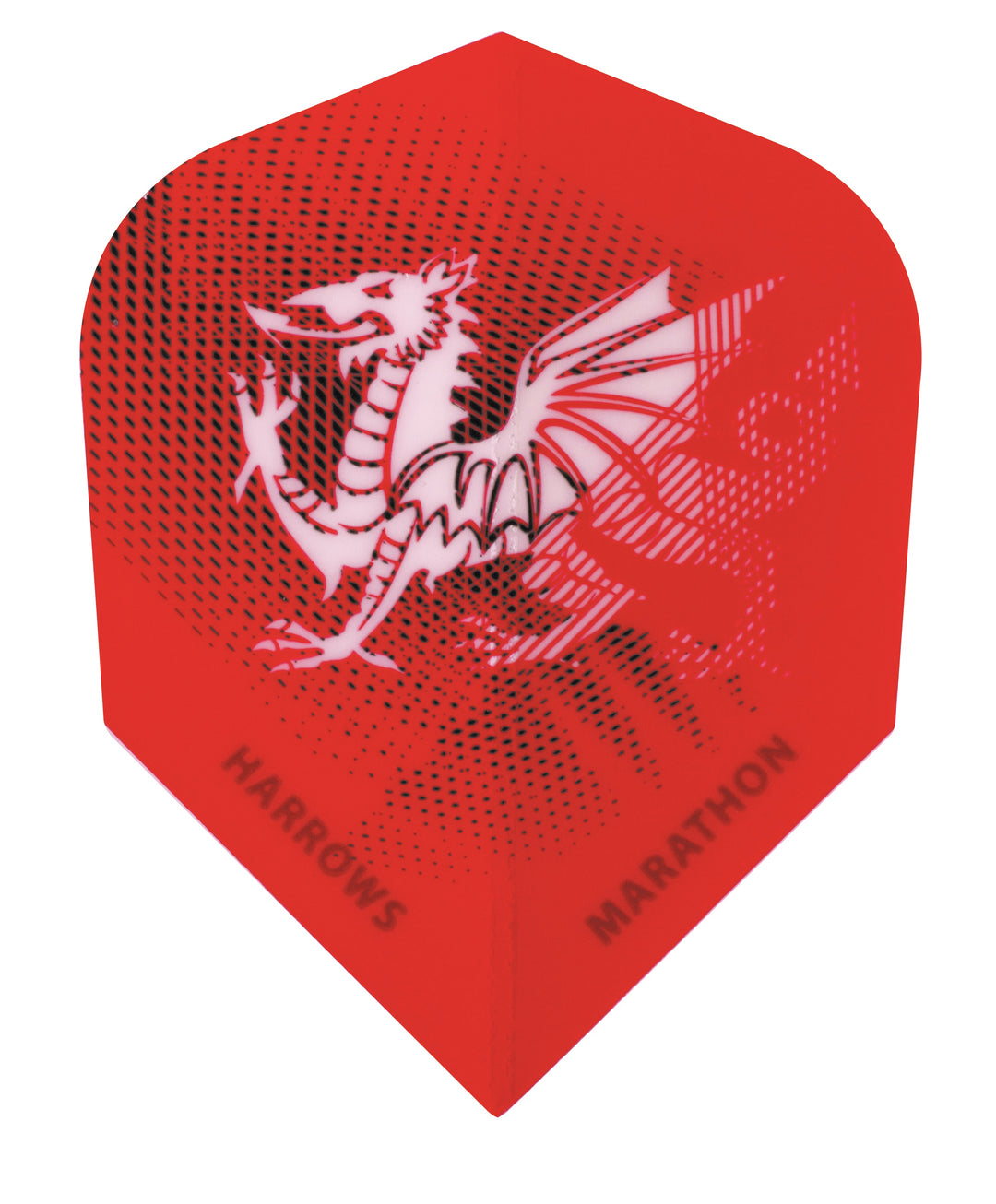 Harrows Marathon Welsh Dragon on Red Dart Flights (1563)