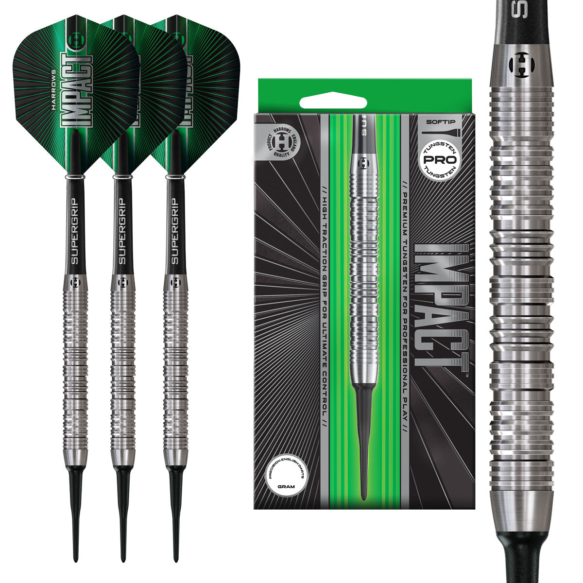 Harrows Impact Tungsten Soft Tip Darts
