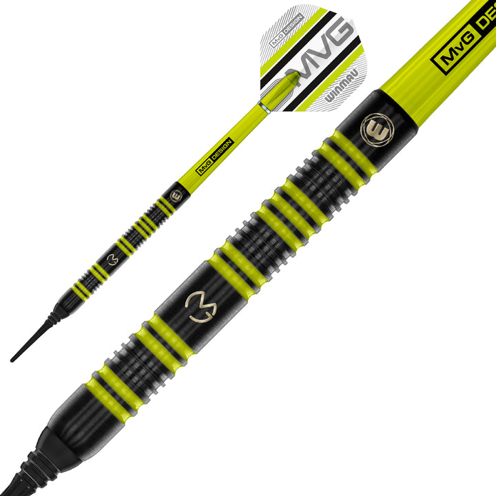 Michael van Gerwen MvG Pro Series 85% Tungsten Soft Tip Darts by Winmau