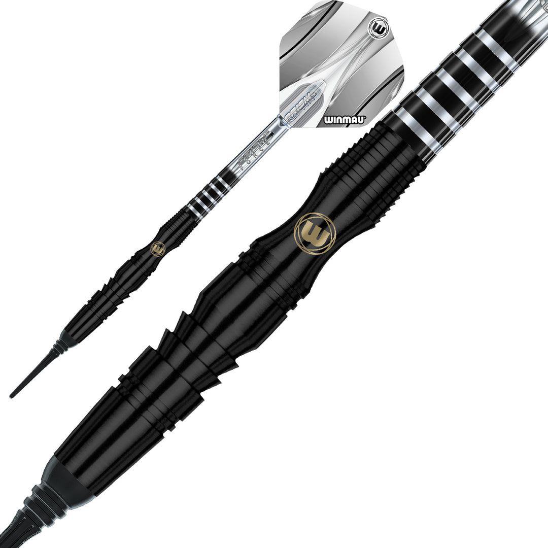 Sniper Black 90% Tungsten Soft Tip Darts by Winmau