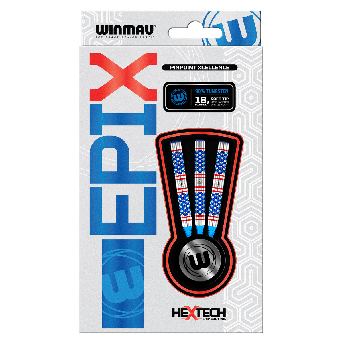 Epix 90% Tungsten Soft Tip Darts by Winmau