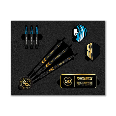 Red Dragon Gerwyn Price 50 Years Limited Edition 90% Tungsten Steel Tip Darts