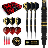 Red Dragon Jonny Clayton 50 Years Limited Edition 90% Tungsten Steel Tip Darts