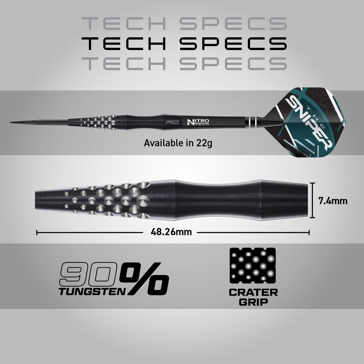 Red Dragon Connor Scutt 90% Tungsten Steel Tip Darts – Double Top
