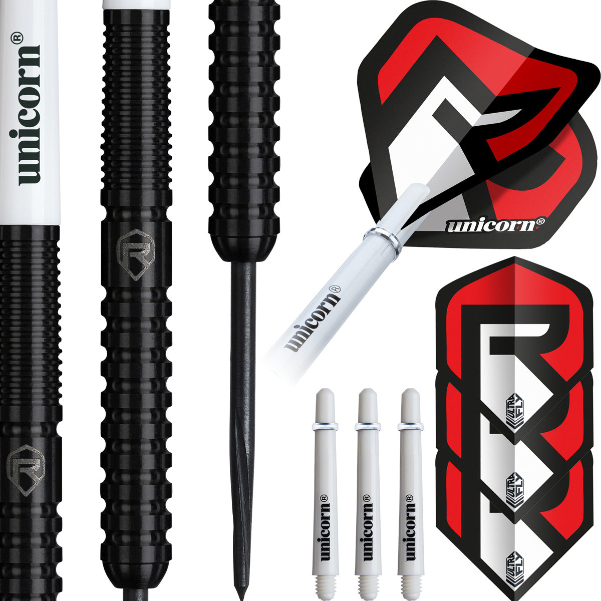 Unicorn Darts Referee 90% Tungsten Steel Tip Darts – Double Top Darts