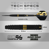 Red Dragon Jonny Clayton 50 Years Limited Edition 90% Tungsten Steel Tip Darts