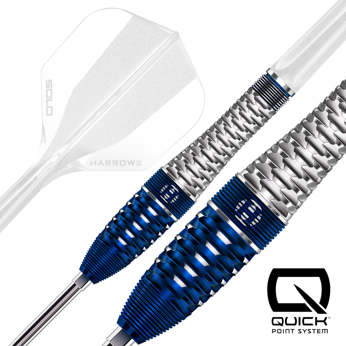 Harrows Geo Bomb 90% Tungsten QP Steel Tip Darts – Double Top Darts