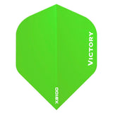 Victory Darts XS100 Colours Green Extra Strong Dart Flights