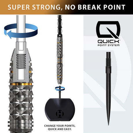 Harrows Opus 90% Tungsten QP Steel Tip Darts