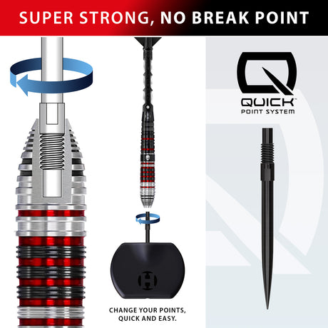 Harrows Ryan Searle Series 2 90% Tungsten QP Steel Tip Darts