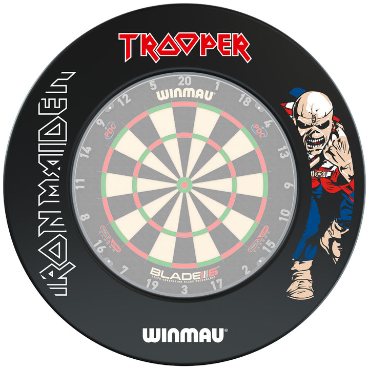 Iron Maiden Trooper Dartboard Surround by Winmau