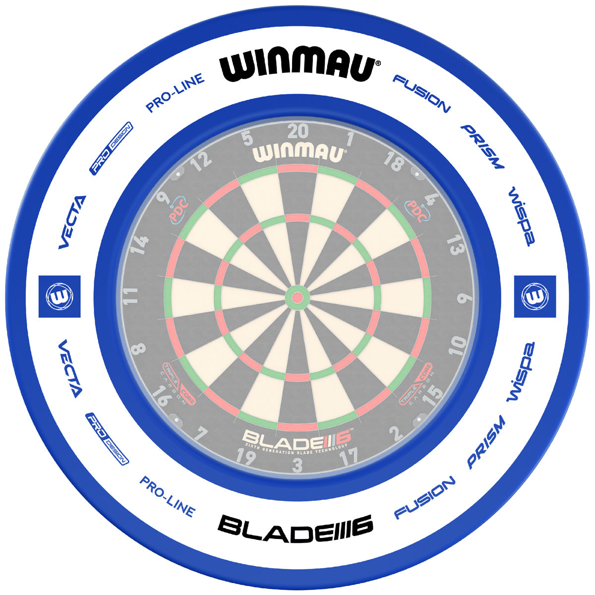 Winmau one-piece Dartboard surround (White) Plain Black WINMAU Professional Dart Board Surround one Piece Surround Made  in The UK : : Sports, Fitness \u0026 Outdoors