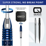 Harrows Geo Bomb 90% Tungsten QP Steel Tip Darts