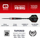 Harrows Ryan Searle Series 2 90% Tungsten QP Steel Tip Darts