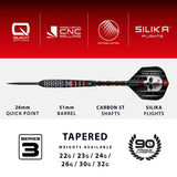 Harrows Ryan Searle Series 3 90% Tungsten QP Steel Tip Darts