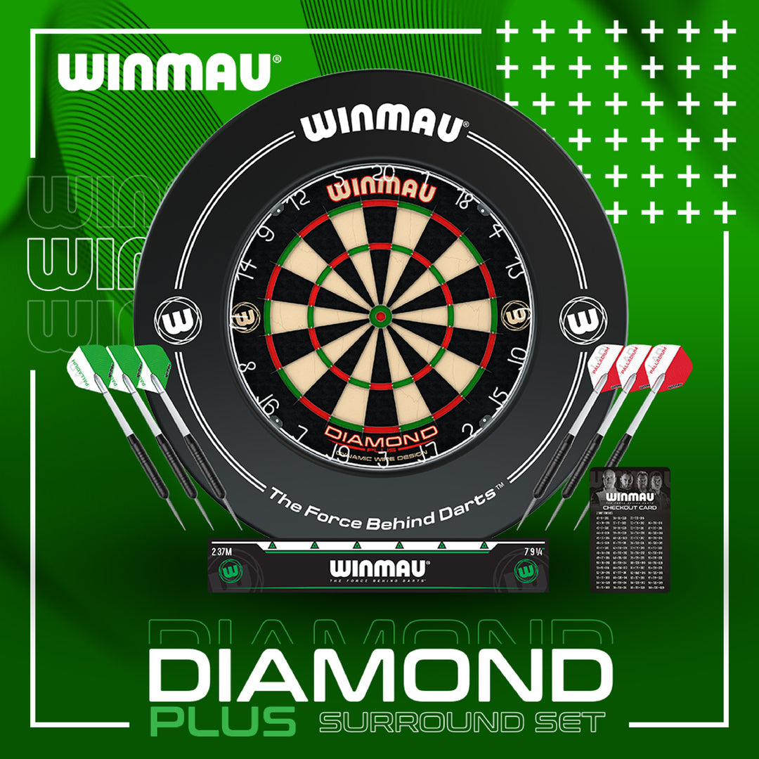 Professional Diamond Dartboard Surround Set by Winmau