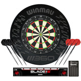 Winmau Blade 360 Triple Core Dartboard & Surround Bundle