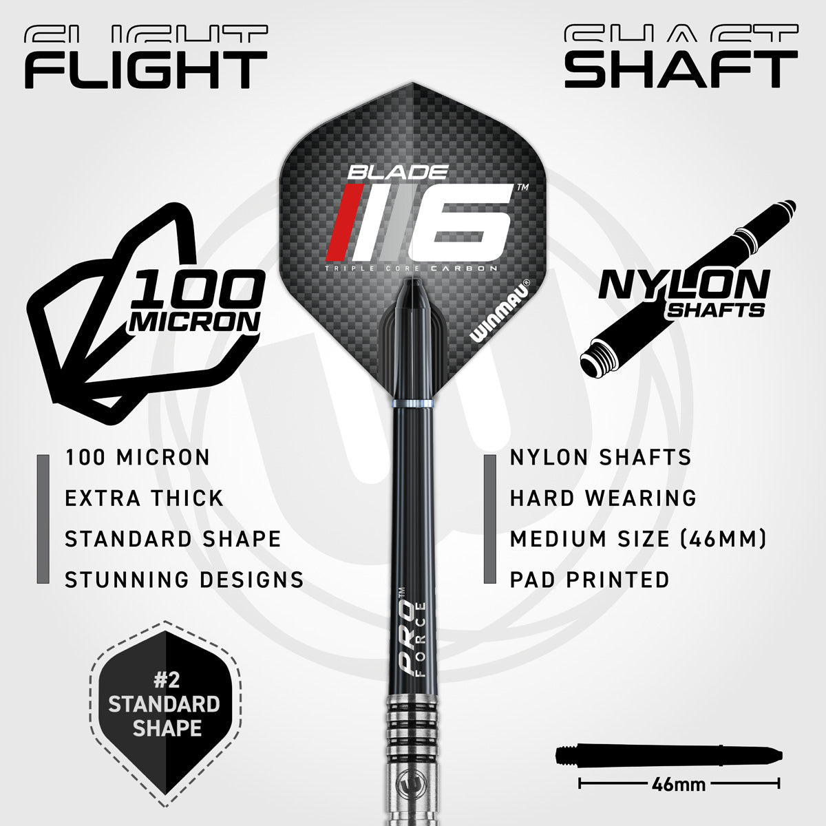 Winmau Blade 6 Triple Core Dartboard & Surround Bundle – Double