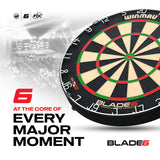Winmau Blade 6 Dartboard & Surround Bundle