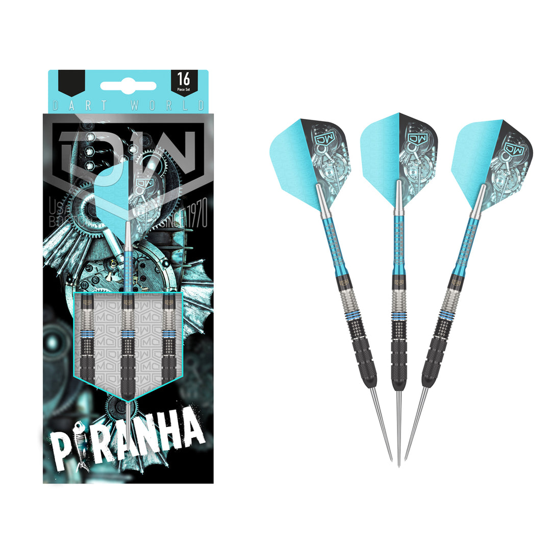 Piranha 01 90% Tungsten Steel Tip Darts by DW