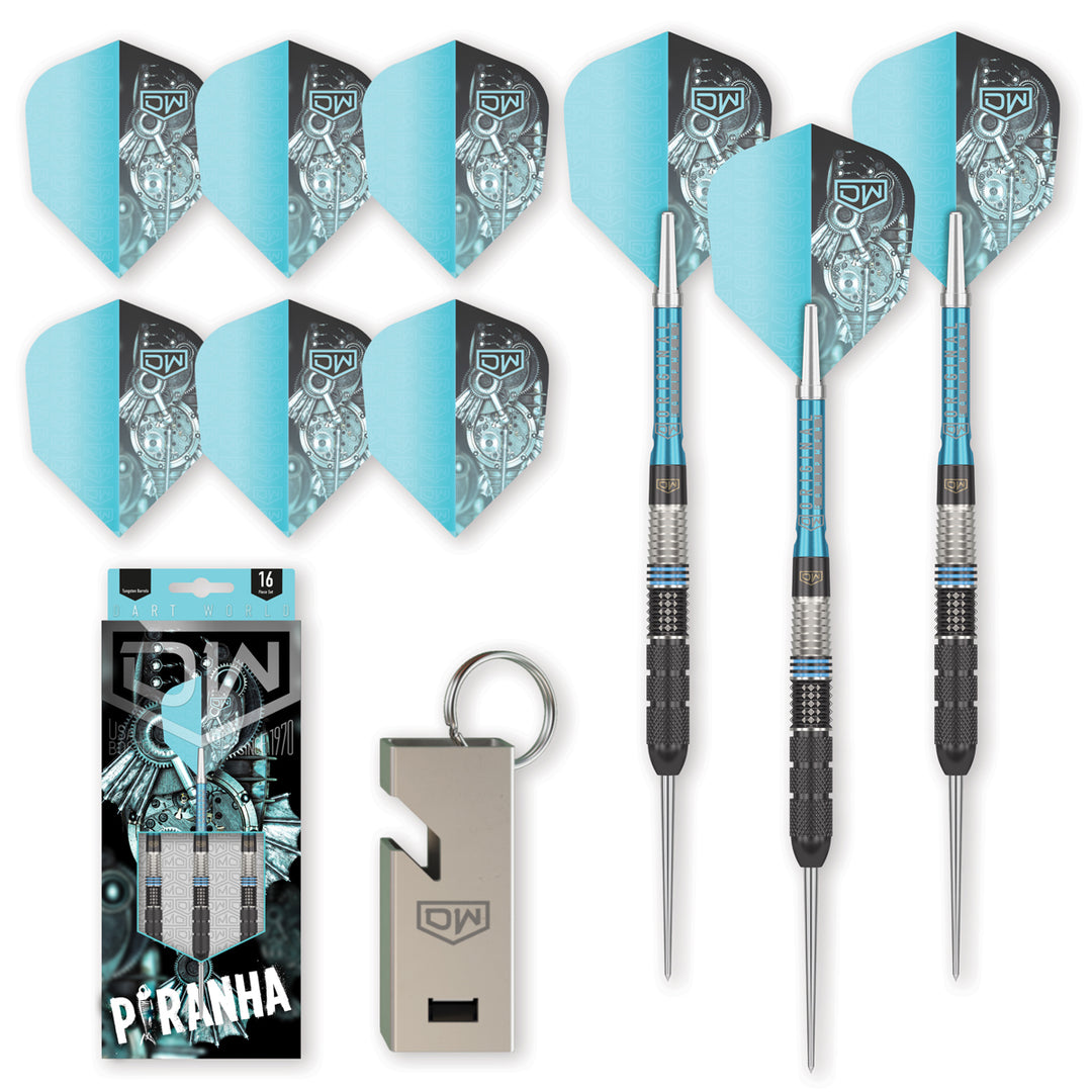 Piranha 01 90% Tungsten Steel Tip Darts by DW