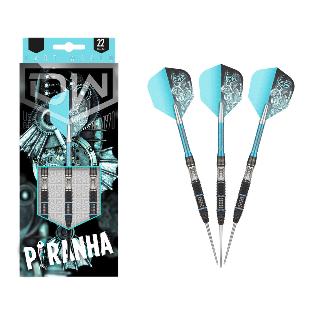 Piranha 02 90% Tungsten Steel Tip Darts by DW