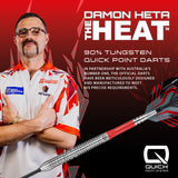 Harrows Damon Heta Series 1 Natural 90% Tungsten QP Steel Tip Darts