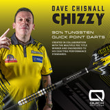 Harrows Dave Chisnall Chizzy Series 1 90% Tungsten QP Steel Tip Darts