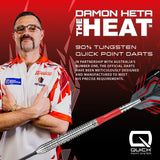 Harrows Damon Heta Series 1 Natural 90% Tungsten QP Steel Tip Darts