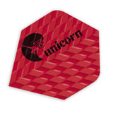 Unicorn Q100 Red Logo Ribbed Dart Flights