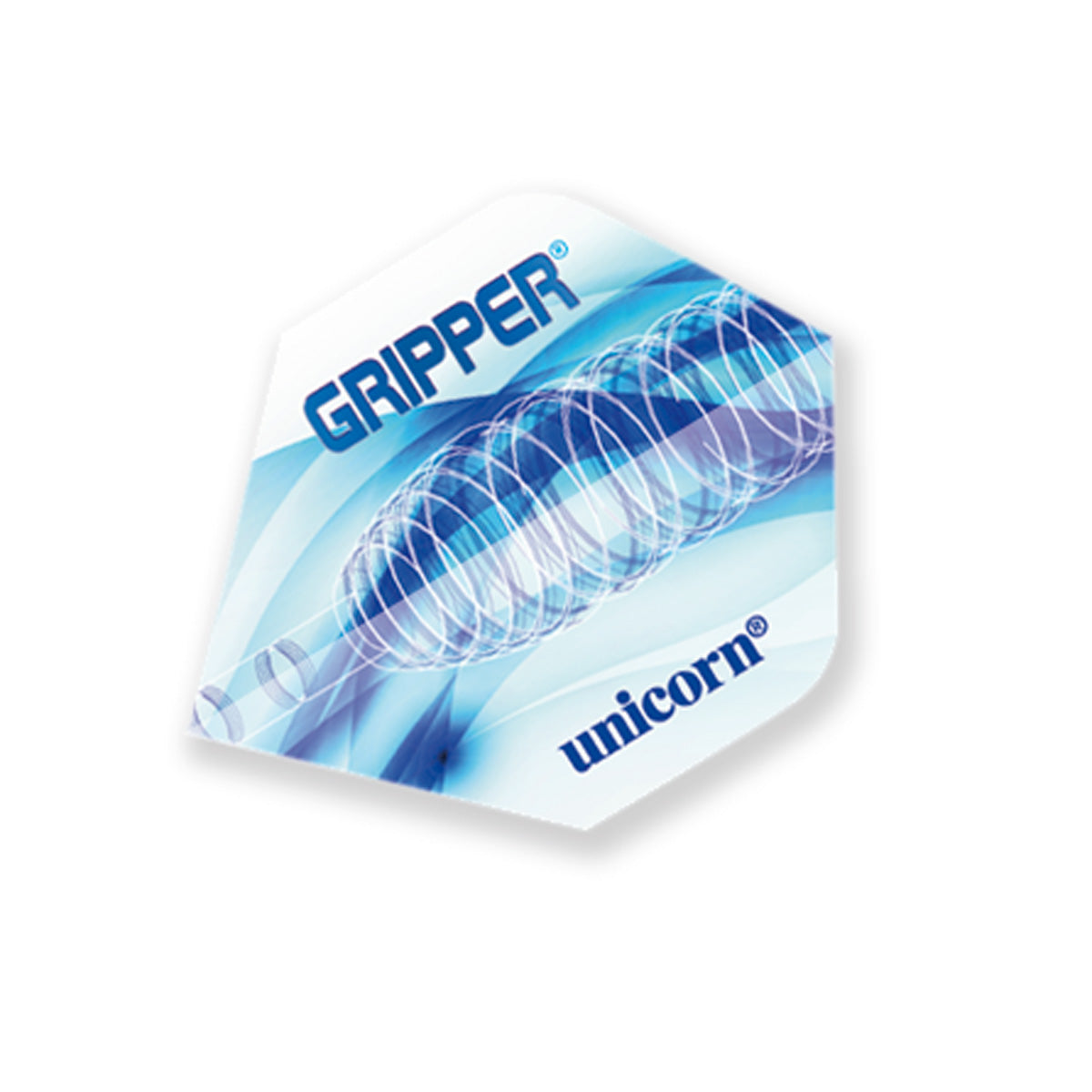 Unicorn Core 75 Gripper Blue & White Dart Flights