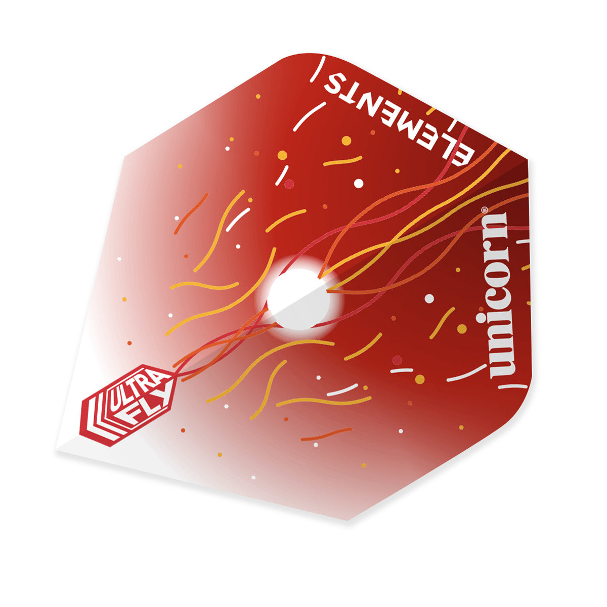 Unicorn Ultrafly Dart Flights Standard Elements Firestorm Red