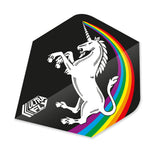 Unicorn Ultrafly Black Rainbow Dart Flights