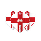 Winmau Mega Standard England St George Dart Flights (6900.130) [Standard Shape]