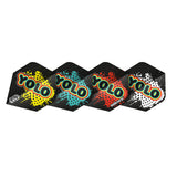 Ultrafly.100 YOLO Paint Standard Dart Flights by Unicorn