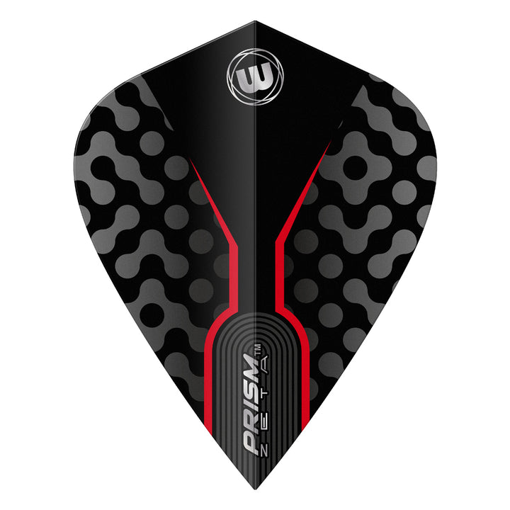 Prism Zeta Black & Red Kite Flight by Winmau