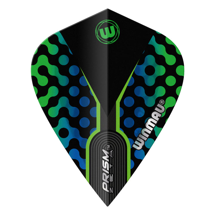 Prism Zeta Blue, Black & Green Kite Flight by Winmau