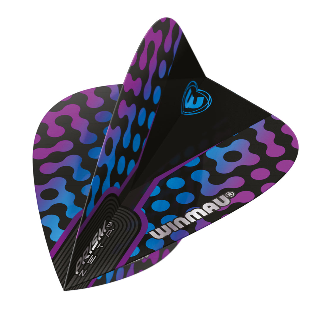 Prism Zeta Blue, Black & Purple Kite Flight by Winmau