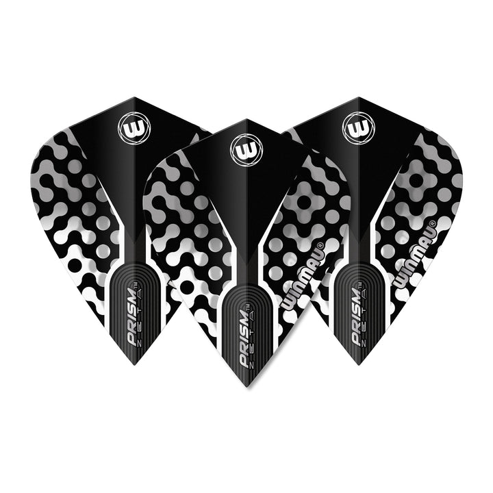 Prism Zeta Black, White & Grey Kite Flight by Winmau