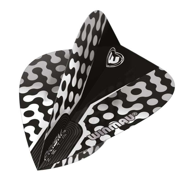 Prism Zeta Black, White & Grey Kite Flight by Winmau