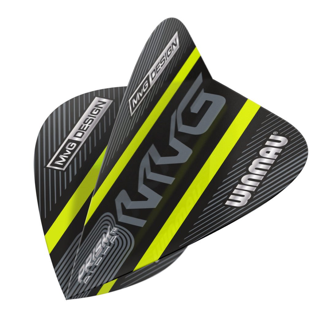 Prism Alpha MVG Black & Green Kite Flight by Winmau