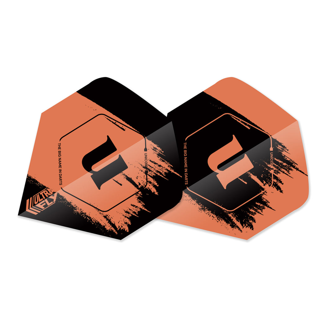 Ultrafly BW Team Unicorn Orange Dart Flights by Unicorn