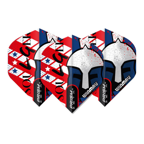 Prism Zeta Soulger Helmet USA Dart Flights by Winmau