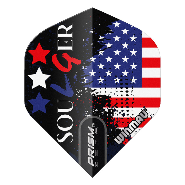 Prism Zeta Soulger Flag USA Dart Flights by Winmau