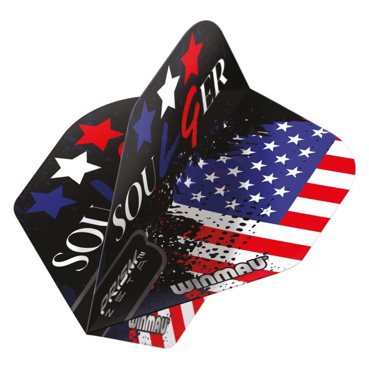 Prism Zeta Soulger Flag USA Dart Flights by Winmau