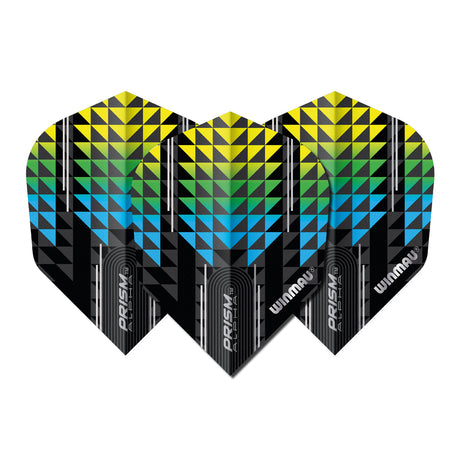 Prism Alpha Blue & Yellow No6 Dart Flights by Winmau