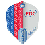Prism Zeta PDC Red, Blue & White No6 Dart Flights by Winmau