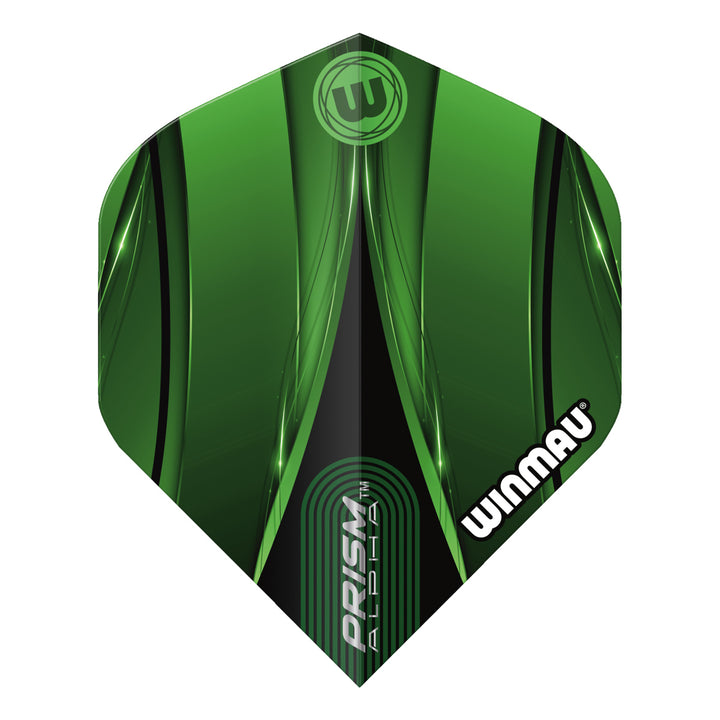 Prism Alpha Sniper Green Black Dart Flights by Winmau