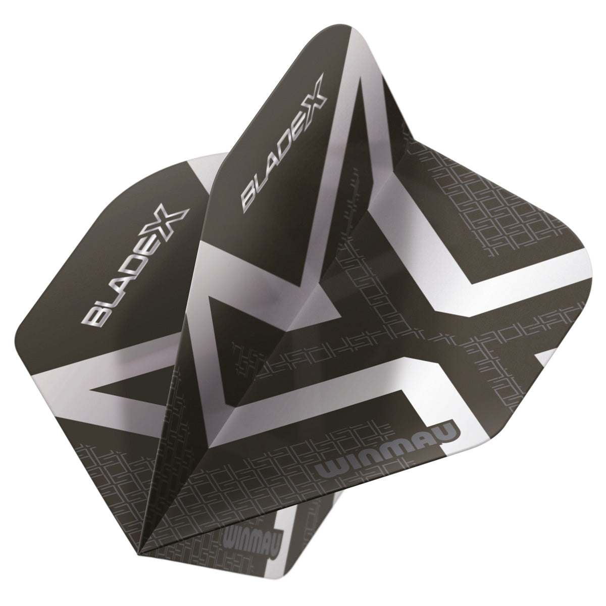 Winmau Blade X Prism Delta Metallic Black & Silver Dart Flights